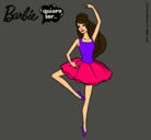 Dibujo Barbie bailarina de ballet pintado por elisa1998