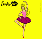 Dibujo Barbie bailarina de ballet pintado por Lanitas