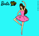 Dibujo Barbie bailarina de ballet pintado por tomata
