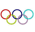 Dibujo Anillas de los juegos olimpícos pintado por cbcsgg