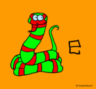 Dibujo Serpiente pintado por jacelyn