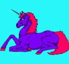 Dibujo Unicornio sentado pintado por mariacat
