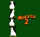 Dibujo Madagascar 2 Pingüinos pintado por r7h5h327yf76