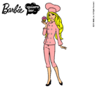 Dibujo Barbie de chef pintado por valytax