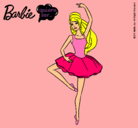 Dibujo Barbie bailarina de ballet pintado por ianna