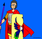 Dibujo Soldado romano II pintado por alejandramejia