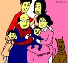 Dibujo Familia pintado por gutierrezda