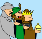 Dibujo Los Reyes Magos 3 pintado por xXPaIsAXx
