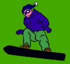 Dibujo Snowboard pintado por loperafelipe