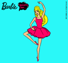 Dibujo Barbie bailarina de ballet pintado por victoria