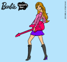 Dibujo Barbie la rockera pintado por MONSSE