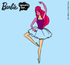 Dibujo Barbie bailarina de ballet pintado por julianaandre