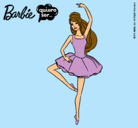 Dibujo Barbie bailarina de ballet pintado por Cacahuete