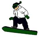 Dibujo Snowboard pintado por Juan55555555