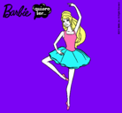 Dibujo Barbie bailarina de ballet pintado por yerli