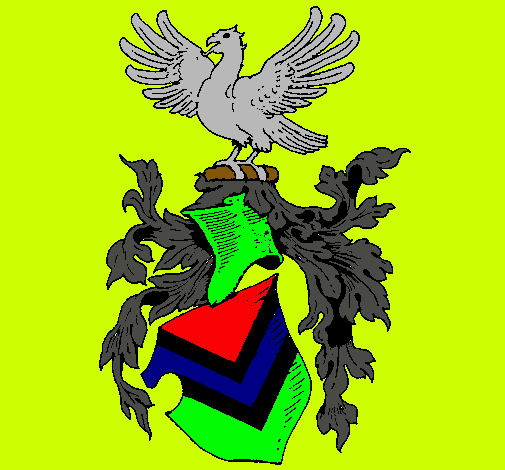 Escudo de armas y aguila 