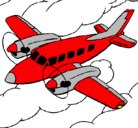 Dibujo Avioneta pintado por chimbolin