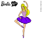 Dibujo Barbie bailarina de ballet pintado por sirena101