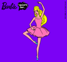 Dibujo Barbie bailarina de ballet pintado por amandiiiii