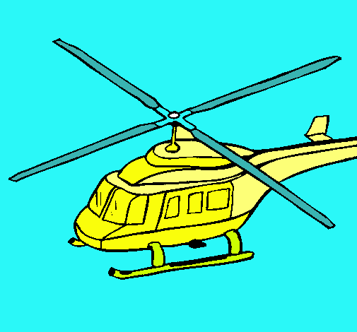 Dibujo Helicóptero  pintado por pieer