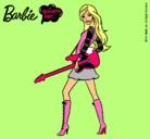 Dibujo Barbie la rockera pintado por Bb-Rock