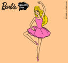Dibujo Barbie bailarina de ballet pintado por claudiaelena