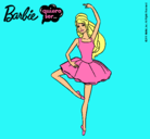 Dibujo Barbie bailarina de ballet pintado por yanely