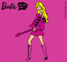 Dibujo Barbie la rockera pintado por CSM15