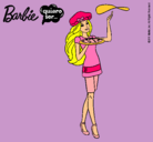 Dibujo Barbie cocinera pintado por DeNy