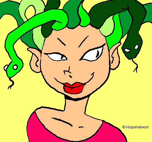 Mujer medusa