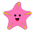 Dibujo Estrella de mar pintado por Annie