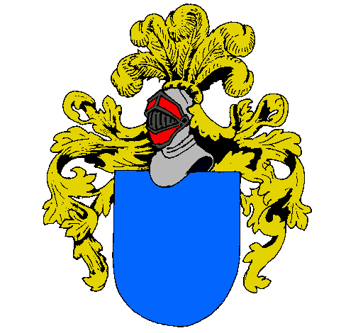 Escudo de armas y casco