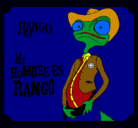 Dibujo Rango pintado por rango