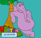 Dibujo Horton pintado por horton