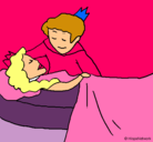 Dibujo La princesa durmiente y el príncipe pintado por SHAIRA