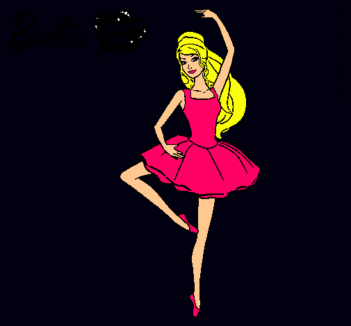 Dibujo Barbie bailarina de ballet pintado por 37124