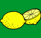 Dibujo limón pintado por Martina100