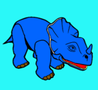 Dibujo Triceratops II pintado por Daaqag