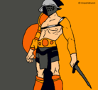 Dibujo Gladiador pintado por johanchigua9