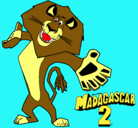 Dibujo Madagascar 2 Alex 2 pintado por antonis