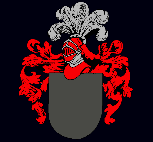 Escudo de armas y casco