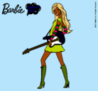 Dibujo Barbie la rockera pintado por Mm94