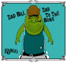 Dibujo Bad Bill pintado por rango