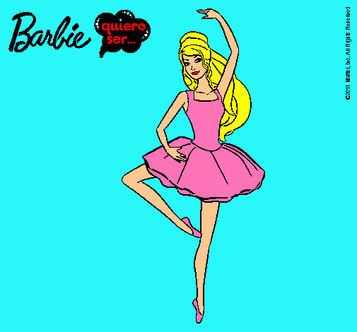 Dibujo Barbie bailarina de ballet pintado por yulisa09