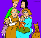 Dibujo Familia pintado por analiali23