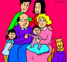 Dibujo Familia pintado por gilbeliz