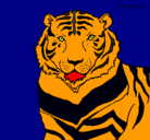 Dibujo Tigre pintado por ysait