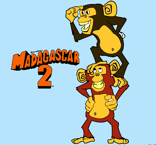 Madagascar 2 Manson y Phil