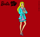Dibujo Barbie con un gatito pintado por Blooma