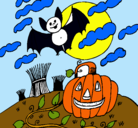 Dibujo Paisaje de Halloween pintado por jeyssi